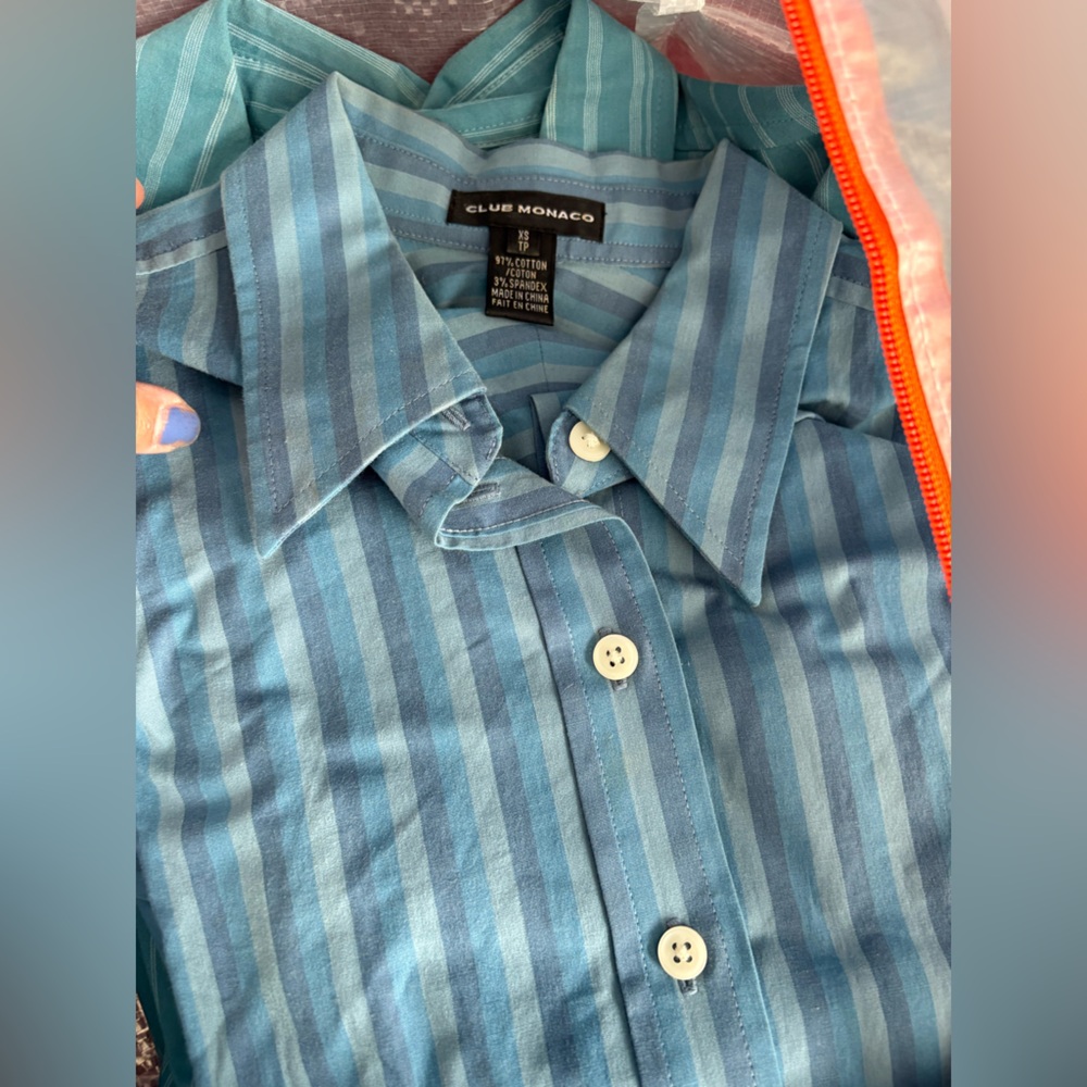 Bundle of Cotton Button Down Shirts  - Club Monaco - Picture 5 of 15